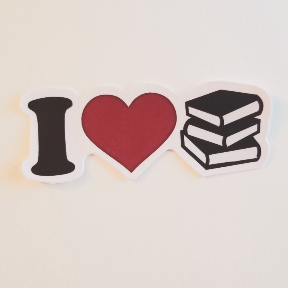 10/$10 I ❤ Books Sticker